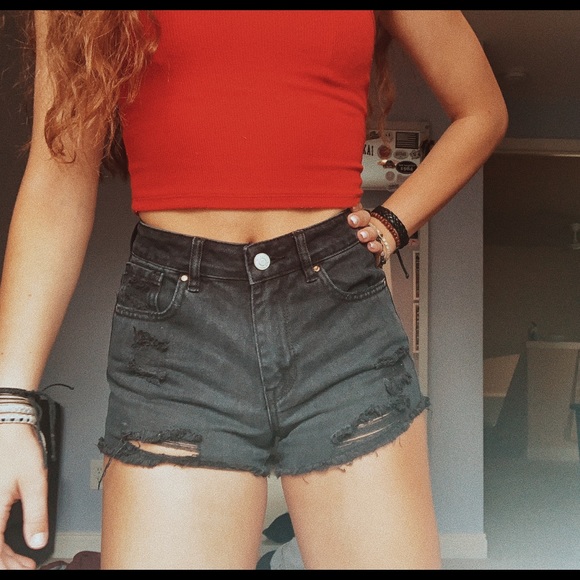 PacSun Pants - pacsun hi rise festival shorts